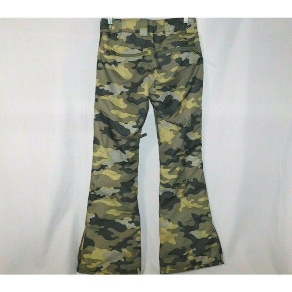 Oakley Tango Insulated Snow Pants Women's XXS Camo Green - Picture 10 of 12